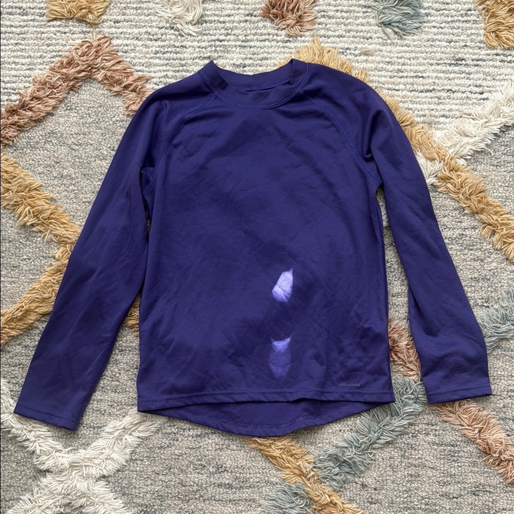 Patagonia Youth XL Purple Long Sleeve Baselayer